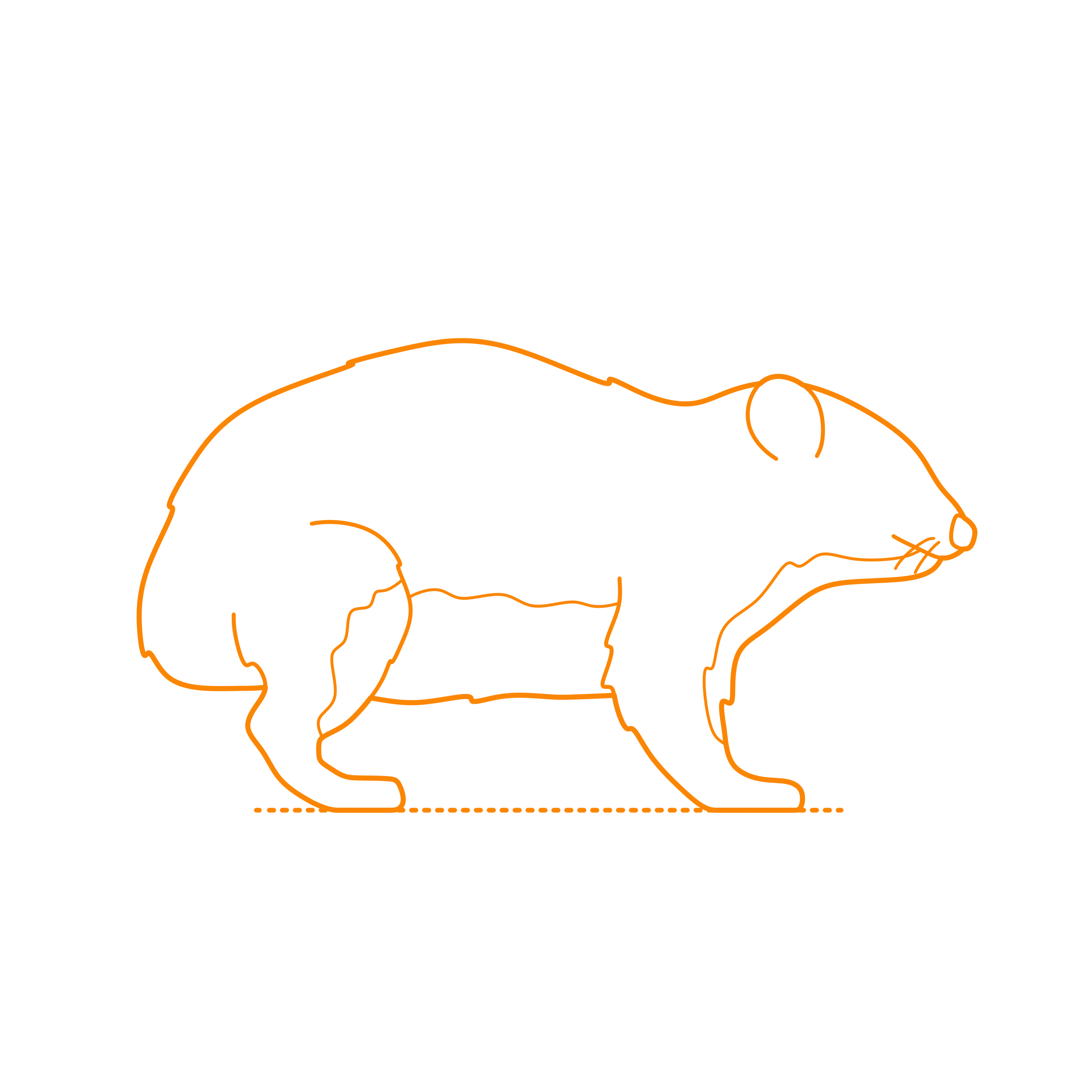 Animals Hyraxes Sketch Svg Vector Free Vectors